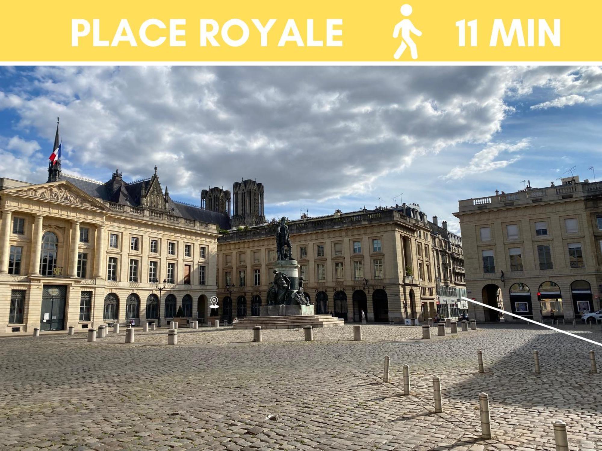 Le Sacre - Centre - Cour Privative - Parking Leilighet Reims Eksteriør bilde
